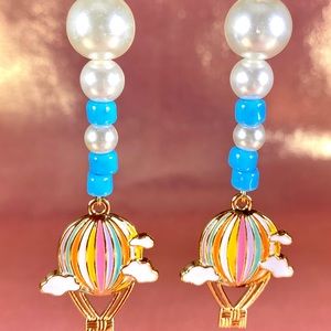 Wrightfully So Handmade Hot Air Balloon Earrings